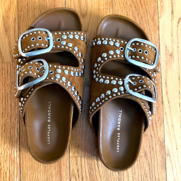 Shoes - Loeffler Randall Jack Cacao suede studded sandal